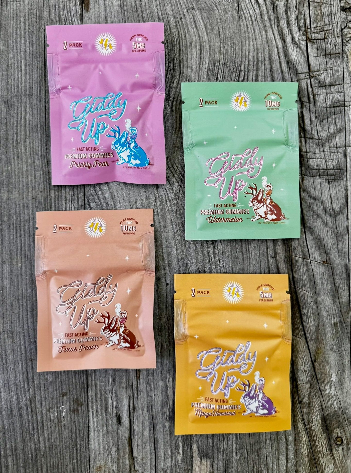 Giddy Up Gummies Sampler (2-Packs)