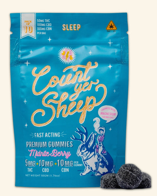 Count Yer Sheep (SLEEP) with THC, CBD, CBN, & Magnesium